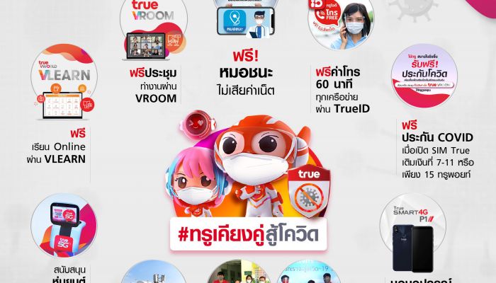 True ให้ใช้แอป หมอชนะ ไม่เสียค่าเน็ต