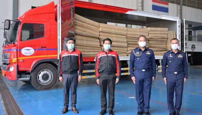 ไปรษณีย์ไทย - กองทัพอากาศ ส่งเตียงสนาม ช่วยรองรับผู้ป่วยติดเชื้อ COVID – 19 ใน รพ.สนาม ปัตตานี