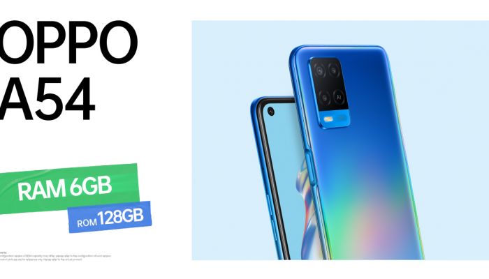 เตรียมอัปเกรดความสนุก! กับ OPPO A54 รุ่น RAM 6GB ROM 128GB  พร้อมเป็นเจ้าของได้ตั้งแต่วันที่ 2 ตุลาคมนี้ ในราคา 7,499 บาท