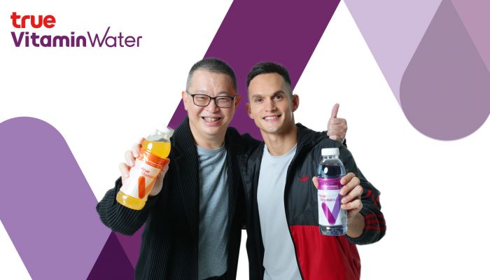 ทรู เดินหน้าธุรกิจ FMCG เผยโฉม “True Vitamin Water”  น้ำผสมวิตามินและแร่ธาตุ โดดเด่นด้วยกลิ่นใหม่ เอ็กโซติก ฟรุ๊ต และกลิ่นส้มสดชื่น ดึง “มิก้า ชูนวลศรี” จาก BUFC ขึ้นแท่นพรีเซ็นเตอร์