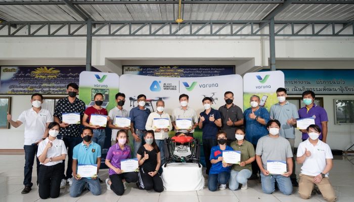 VARUNA ผู้นำด้านเทคโนโลยีเพื่อการเกษตรของไทย ภายใต้เครือ ARV ผนึก Samsung สร้างสรรค์โครงการ “อบรมทักษะการบินโดรนแก่เกษตรกร”มุ่งพลิกโฉมเกษตรกรรมไทยสู่ยุคสมาร์ทฟาร์ม
