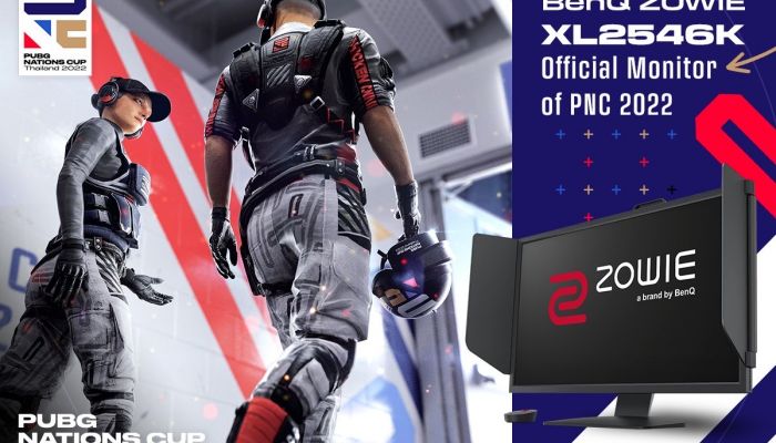 ‘เบ็นคิว’ ส่งจอ ZOWIE XL2546K สนับสนุนศึกการแข่งขัน PUBG NATIONS CUP 2022 อย่างเป็นทางการ