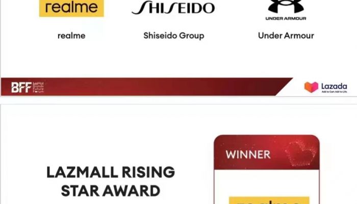 realme คว้ารางวัล LazMall Rising Star Award ในงาน LazMall Brands Future Forum (BFF) 2022