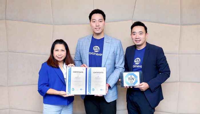 บ.เบรนเนอร์จี้ จำกัด ผ่านการรับรองมาตรฐาน ISO/IEC 27001:2013 มุ่งสู่องค์กรด้านนวัตกรรมการออกแบบประสบการณ์ด้านดิจิทัล
