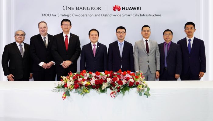 One Bangkok จับมือ HUAWEI ต่อยอดความร่วมมือเชิงกลยุทธ์สู่การพัฒนาระบบสมาร์ทซิตี้อัจฉริยะ