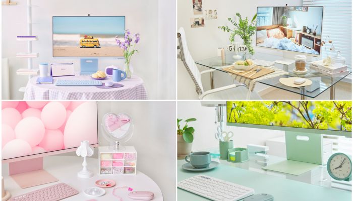 ซัมซุงเปิดตัว Smart Monitor M8 3 สีใหม่ล่าสุด ได้แก่ Cloud Pink, Spring Green และ Daylight Blue จอมอนิเตอร์ดีไซน์มินิมอลสีพาสเทล