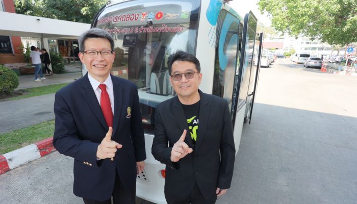 วิศวะจุฬา-กสทช.-กทปส.-AIS โชว์ผลทดสอบ รถ 5G EV ไร้คนขับอัจฉริยะ หนุนไทยก้าวสู่ Smart City
