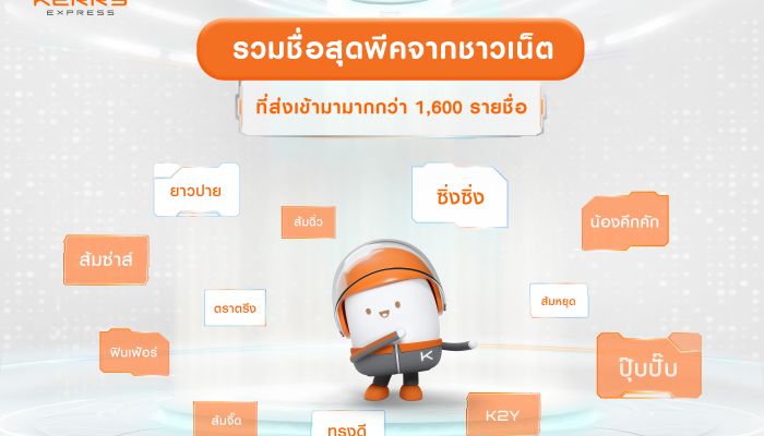 5 ชื่อสุดพีคจากชาวเน็ต สำหรับมาสคอตน้องใหม่สุดคิ้วท์จากเคอรี่ฯ