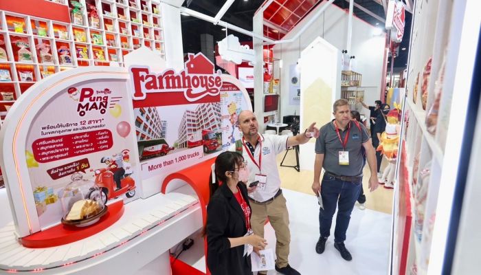 บูทฟาร์มเฮ้าส์ THAIFEX – Anuga Asia 2023 ผู้ประกอบการชาวไทย-ต่างชาติ สนใจเข้าชมแน่น
