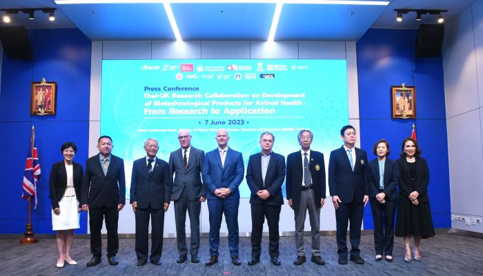 ไทย-UK แถลงผลความสำเร็จ 3 โครงการร่วมวิจัย ทุนร่วมกว่า 170 ล้านบาท มุ่งเดินหน้า ชีวเวชภัณฑ์ และสาหร่ายเซลล์เดียว ตอบโจทย์อุตสาหกรรม