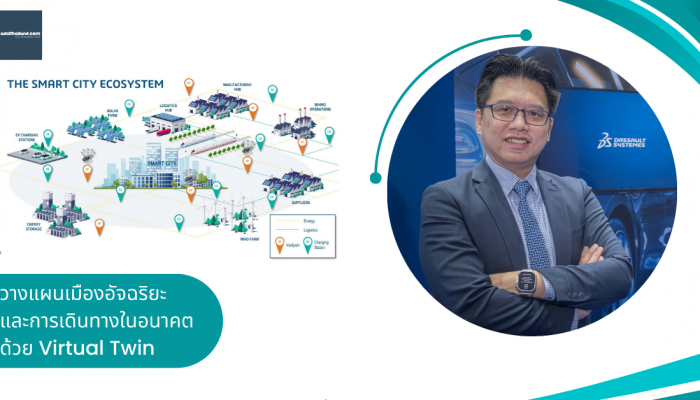 วางแผนเมืองอัจฉริยะและการเดินทางในอนาคตด้วย Virtual Twin
