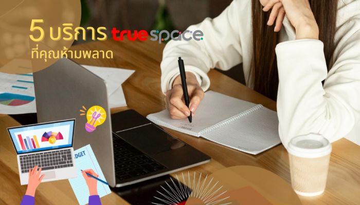 ปักหมุดสุดยอด 5 บริการดีดีจาก True Space ที่ห้ามพลาด !!!