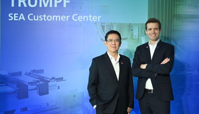 TRUMPF ฉลองครบรอบ 100 ปี พร้อมเดินหน้าผลักดันเทคโนโลยีสู่อนาคต ปักหมุดโชว์รูมในไทย พร้อมเปิดตัวเครื่องตัดเลเซอร์ขนาด 24 กิโลวัตต์ 