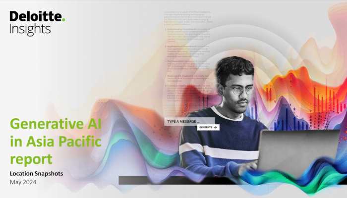 Deloitte เผยดิจิทัลเนทีฟเป็นผู้นำในการใช้ Generative AI ในเอเชียแปซิฟิก ประเทศที่กำลังพัฒนา ใช้มากกว่าประเทศที่พัฒนาแล้วถึง 30%