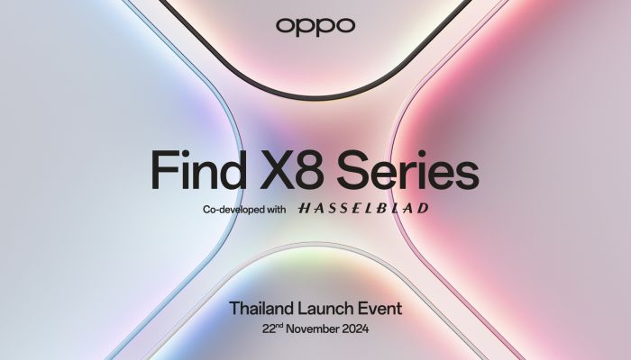 OPPO เตรียมเปิดตัว OPPO Find X8 Series สมาร์ตโฟนแฟลกชิปรุ่นล่าสุด มาพร้อมประสบการณ์ซูมเหนือระดับ!