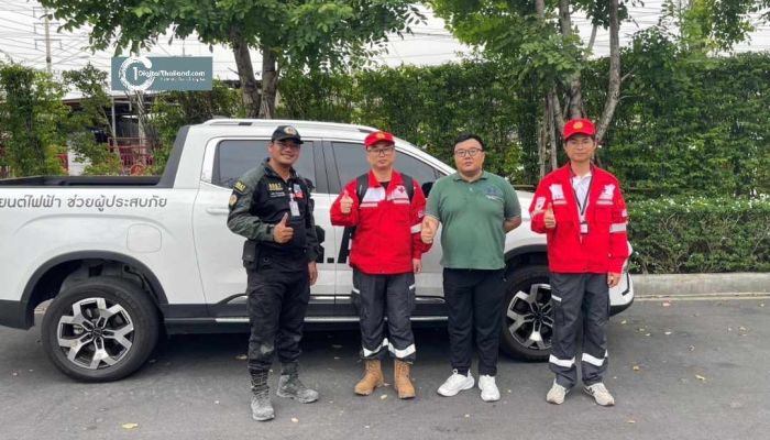 GEELY RIDDARA สนับสนุนสมาคมตอบโต้ภัยพิบัติ ประเทศไทย (D.R.A.T) ร่วมภารกิจช่วยเหลือผู้ประสบภัยในประเทศไทย