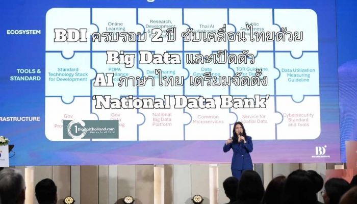 BDI ครบรอบ 2 ปี ขับเคลื่อนไทยด้วย Big Data และเปิดตัว AI ภาษาไทย พร้อมเตรียมจัดตั้ง ‘National Data Bank'