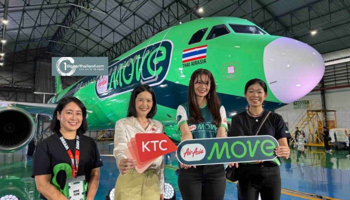 เคทีซี เดินเกมท่องเที่ยว ยกระดับประสบการณ์ดิจิทัลผ่านพันธมิตร AirAsia MOVE
