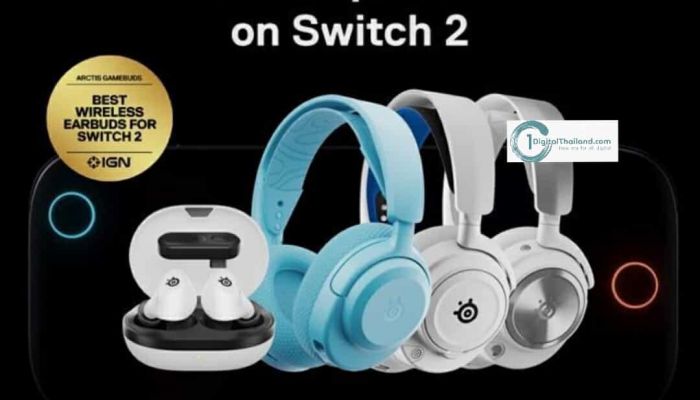 SteelSeries พร้อมแล้วสำหรับ Nintendo Switch 2 ประสบการณ์เสียงที่เหนือกว่าให้เกมเมอร์ยุคใหม่