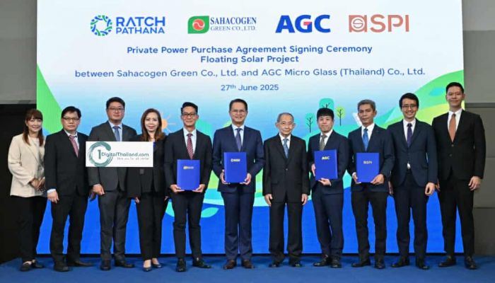 สหพัฒน์ จับมือ ราชพัฒนา เปิดตัวโครงการ Solar Floating ริมรันเวย์สนามบิน ใน 4 สวนอุตสาหกรรม