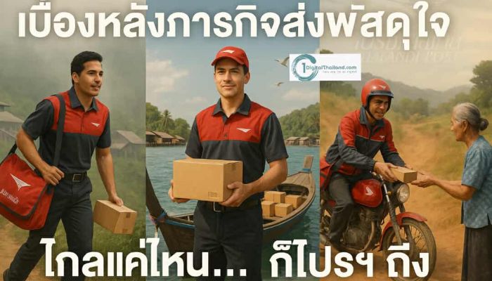 'เบื้องหลังภารกิจส่งพัสดุใจ' ส่องชีวิต 3 พี่ไปรฯ ตัวจริง เส้นทางส่งของ บนดอย – ข้ามเกาะ – พื้นที่สุดหิน ไกลแค่ไหน…ก็ไปรฯ ถึง