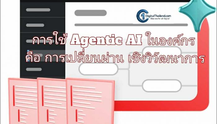 การใช้ Agentic AI ในองค์กร คือการเปลี่ยนผ่านเชิงวิวัฒนาการ