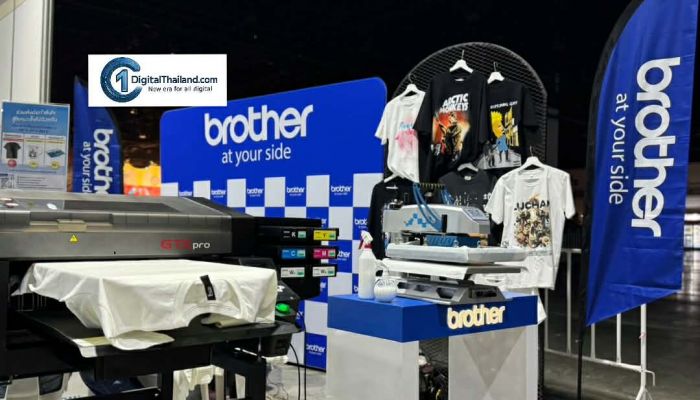 Brother ครองใจ SMEs ไทยสายแฟชั่น ส่งเครื่องพิมพ์ผ้าระบบดิจิทัล GTX นั่งแท่นเบอร์ 1 เครื่องพิมพ์ผ้าแบบ Direct-to-Garment 4 ปีซ้อน