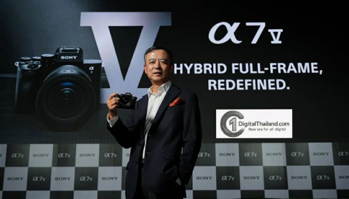 โซนี่ไทย เปิดตัว Alpha 7 V กล้องฟูลเฟรมรุ่นใหม่ เทคโนโลยี AI โฟกัสแม่นยำ ประมวลผลเร็ว รองรับทั้งภาพนิ่งและวิดีโอระดับมืออาชีพ