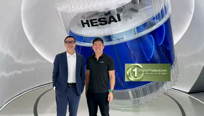 Hesai แต่งตั้ง Grab เป็นผู้จัดจำหน่าย LiDAR รายเดียวในภูมิภาค รับดีมานด์ยานยนต์ระบบอัตโนมัติ