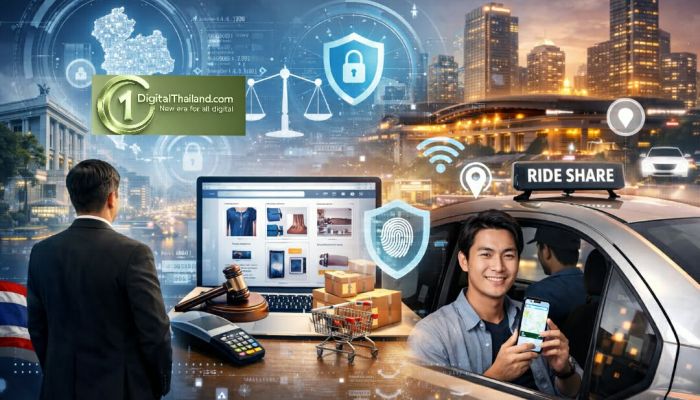 ส่องโรดแมป ETDA ยกระดับ 'กฎหมาย DPS' ปี 68 คุมเข้ม Marketplace - Ride Sharing สร้างอีโคซิสเต็มดิจิทัลไทยให้โปร่งใสและปลอดภัย