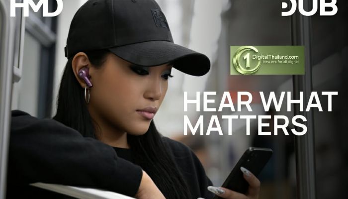 HMD ประเทศไทย ต่อยอดกลยุทธ์มัลติแบรนด์ รุกตลาดอุปกรณ์เสริม ชูแบรนด์ 'HMD DUB' หูฟังแบรนด์ยุโรปที่ 'ฟังในเสียงที่ใช่'