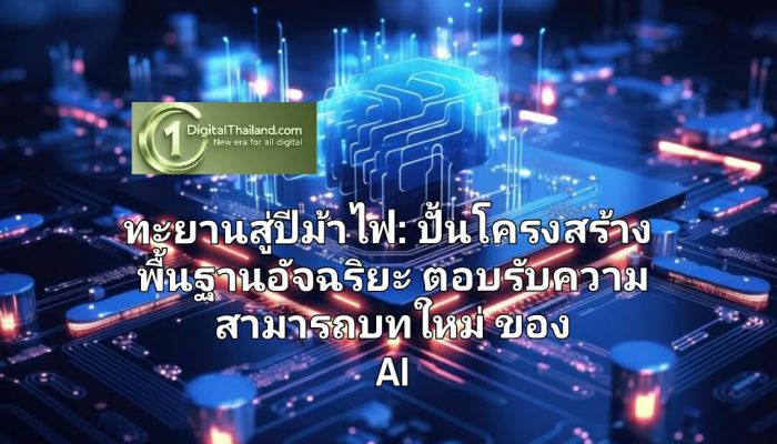 ทะยานสู่ปีม้าไฟ: ปั้นโครงสร้างพื้นฐานอัจฉริยะ ตอบรับความสามารถบทใหม่ของ AI