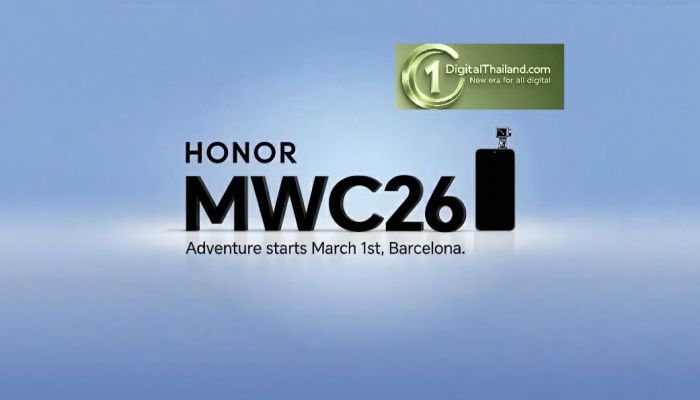 HONOR ปลุกอนาคต AI บนเวที MWC 2026 เตรียมเผยโฉมผลิตภัณฑ์ใหม่และนวัตกรรม AI ภายใต้แนวคิด 'Believers in AI Future'
