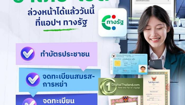 ไม่ต้องเสียเวลาไปต่อบัตรคิวที่อำเภอ-เขต เพราะจองคิวทำเอกสารล่วงหน้า ได้แล้ววันนี้ที่แอปฯ 'ทางรัฐ'