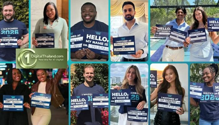 นักศึกษา SGU กว่า 800 คน คว้าตำแหน่งแพทย์ประจำบ้านในสหรัฐฯ จากการคัดเลือกประจำปี 2026