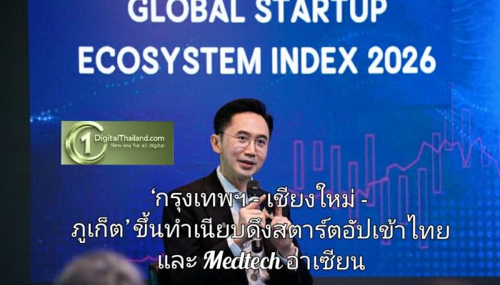 ‘กรุงเทพฯ – เชียงใหม่ - ภูเก็ต’ ขึ้นทำเนียบเมืองแม่เหล็กดึงสตาร์ตอัปเข้าไทย พร้อมคว้าเบอร์ 1 ด้าน MedTech ของอาเซียน