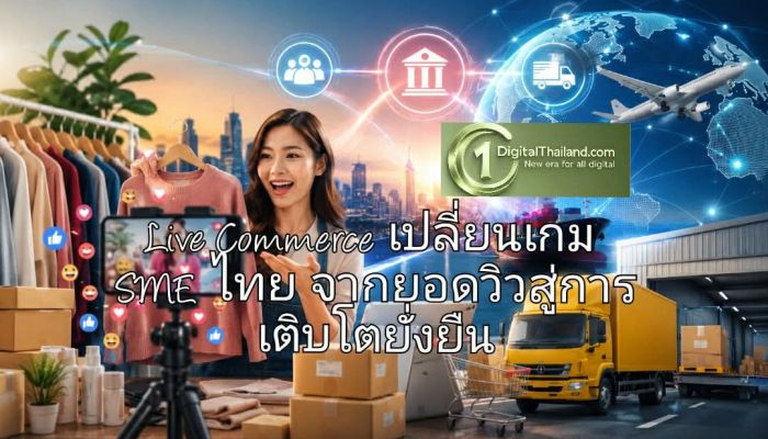 Live Commerce เปลี่ยนเกม SME ไทย จากยอดวิวสู่การเติบโตยั่งยืน