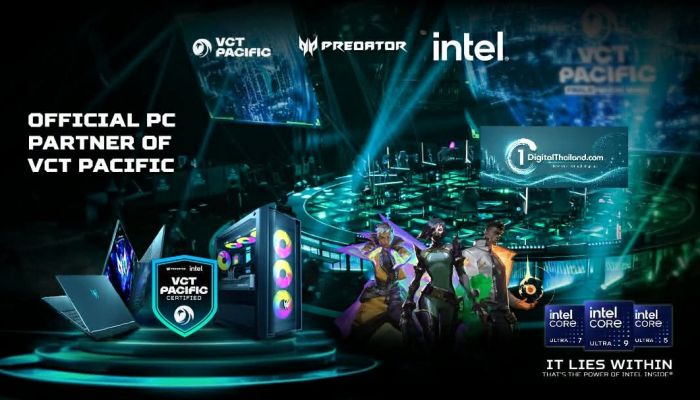 Predator x Intel ชวนแฟน VALORANT ไทย ลุ้นบินสู่ปูซาน เชียร์ศึก VCT Pacific Finals Busan ประเทศเกาหลีใต้