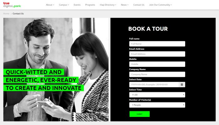 อยากจัดกิจกรรม Events และเช่าพื้นที่ทำธุรกิจ Startup จองเข้าชมพื้นที่ True Digital Park ได้แล้ว