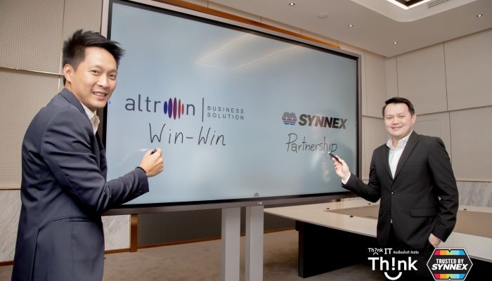 อัลทรอน จับมือ ซินเน็คฯ รุกตลาดกลุ่มธุรกิจองค์กร เปิดตัว altron Interactive Whiteboard ตอบโจทย์ทุกการทำงานในยุคดิจิตอลเต็มรูปแบบ
