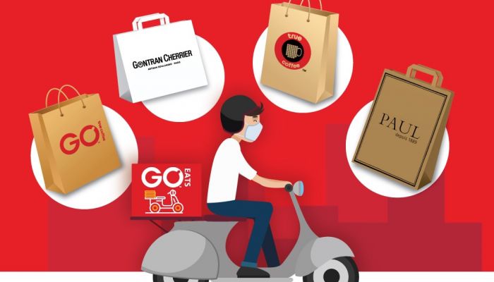 สั่ง 4 แบรนด์ดัง TrueCoffee,  TrueCoffee GO, Paul และ Gontran Cherrier ผ่านแอป GO Eats หรือโทร 1424  