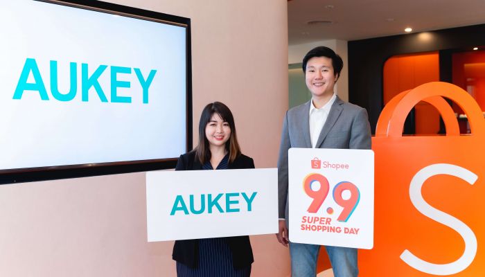 ปลั๊กชาร์จมือถือ หูฟังไร้สาย AUKEY ราคาพิเศษ ในงาน Shopee 9.9 Super Shopping Day