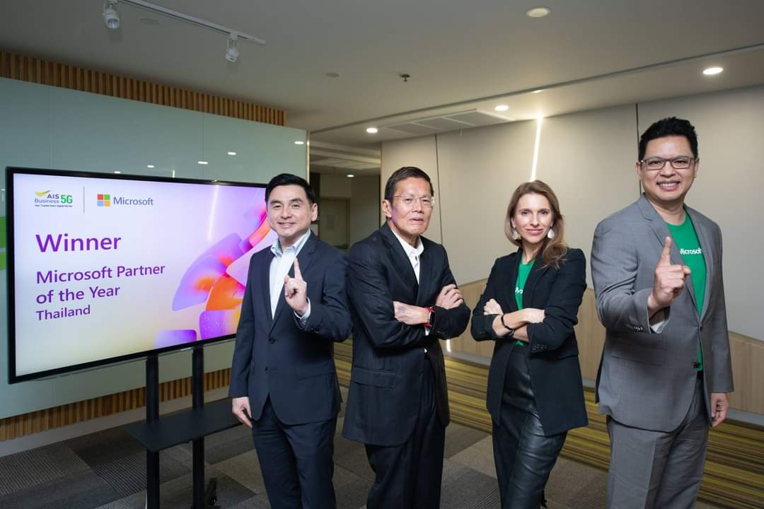 AIS คว้ารางวัล Microsoft Thailand Partner of the Year 2022 ย้ำความเป็นผู้นำนวัตกรรมและโซลูชันของไมโครซอฟท์ ร่วมกันยกระดับองค์กรไทย