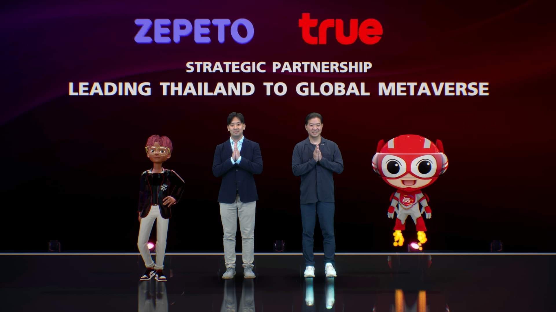 กลุ่มทรู ประกาศร่วมมือ Zepeto ยักษ์ใหญ่แพลตฟอร์มโลกเสมือนจากเกาหลี พันธมิตรเชิงกลยุทธ์เทเลคอมรายแรกของโลกแบบเอ็กซ์คลูซีฟ