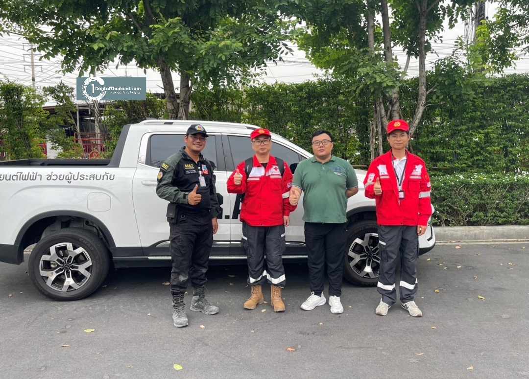 GEELY RIDDARA สนับสนุนสมาคมตอบโต้ภัยพิบัติ ประเทศไทย (D.R.A.T) ร่วมภารกิจช่วยเหลือผู้ประสบภัยในประเทศไทย