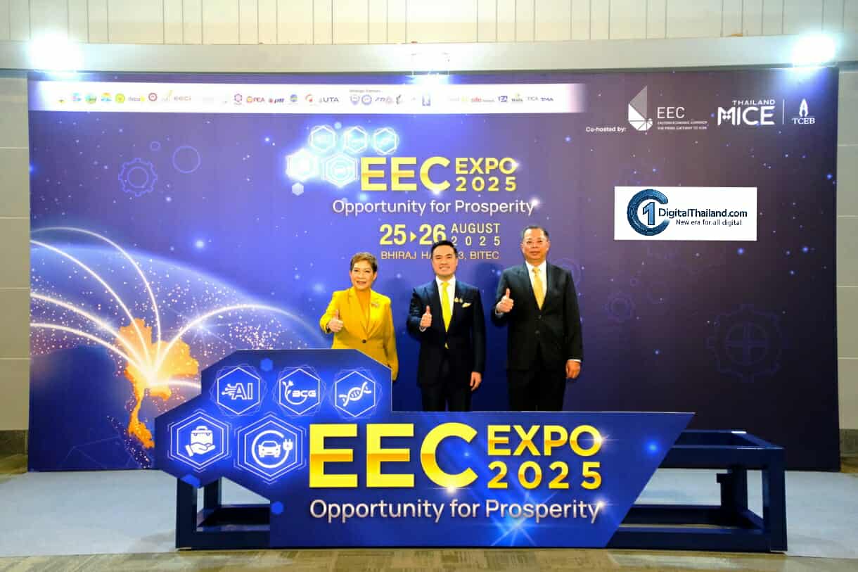 ทีเส็บ จับมือ สกพอ. พร้อมพันธมิตรภาครัฐ เอกชนกว่า 100 หน่วยงาน เปิดงาน EEC EXPO 2025 หนุนลงทุนแบบครบวงจร สร้างโอกาสนำไทย สู่ศูนย์กลางลงทุนแห่งภูมิภาค