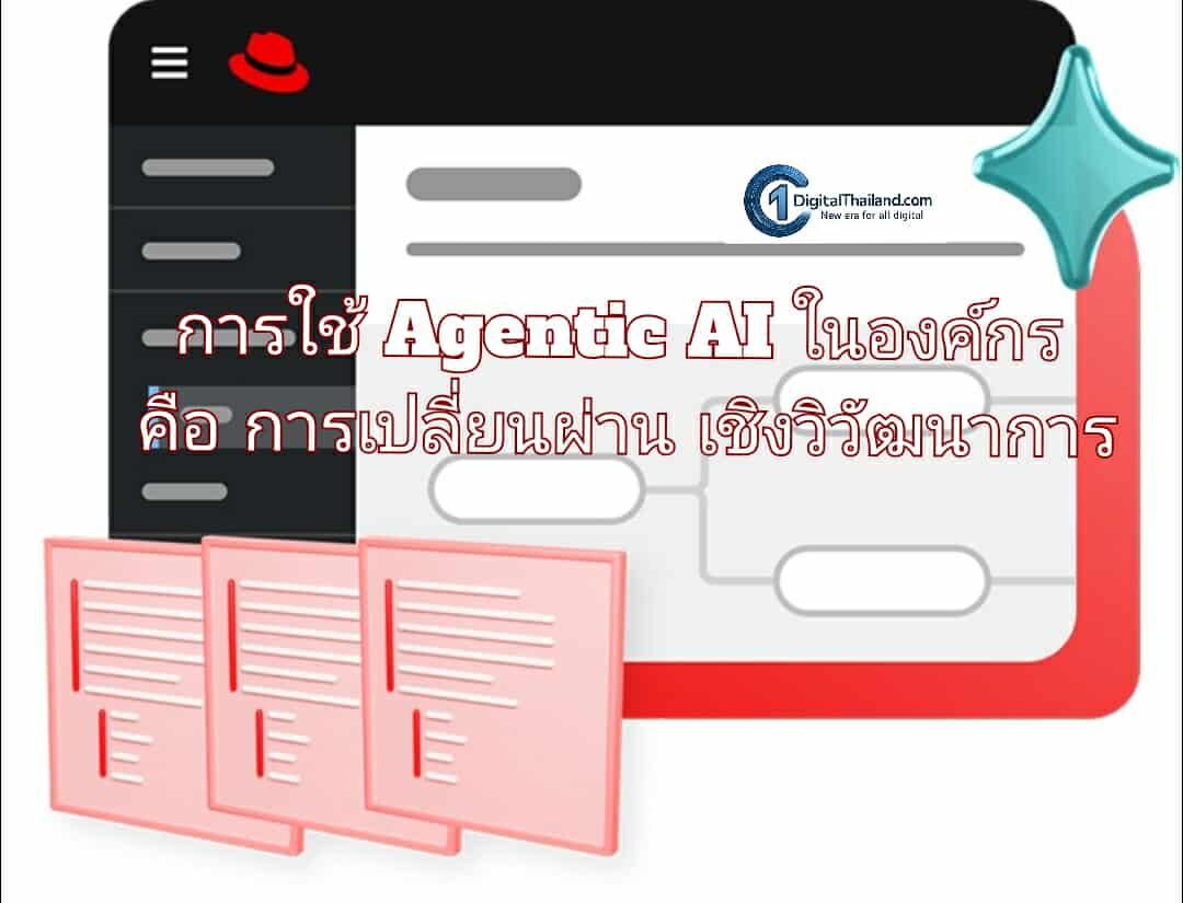 การใช้ Agentic AI ในองค์กร คือการเปลี่ยนผ่านเชิงวิวัฒนาการ