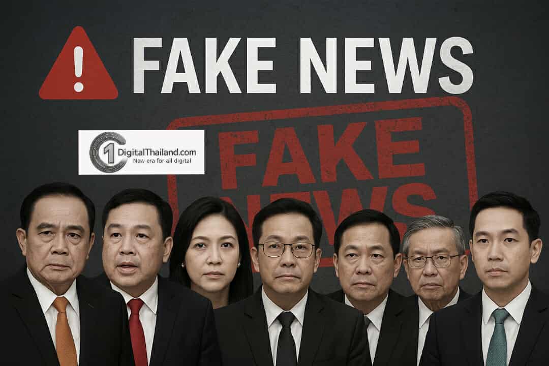 เตือนข่าวปลอม '7 นักการเมืองไทย เอี่ยวสแกมเมอร์ กัมพูชา' สร้างความเข้าใจผิดในสังคม