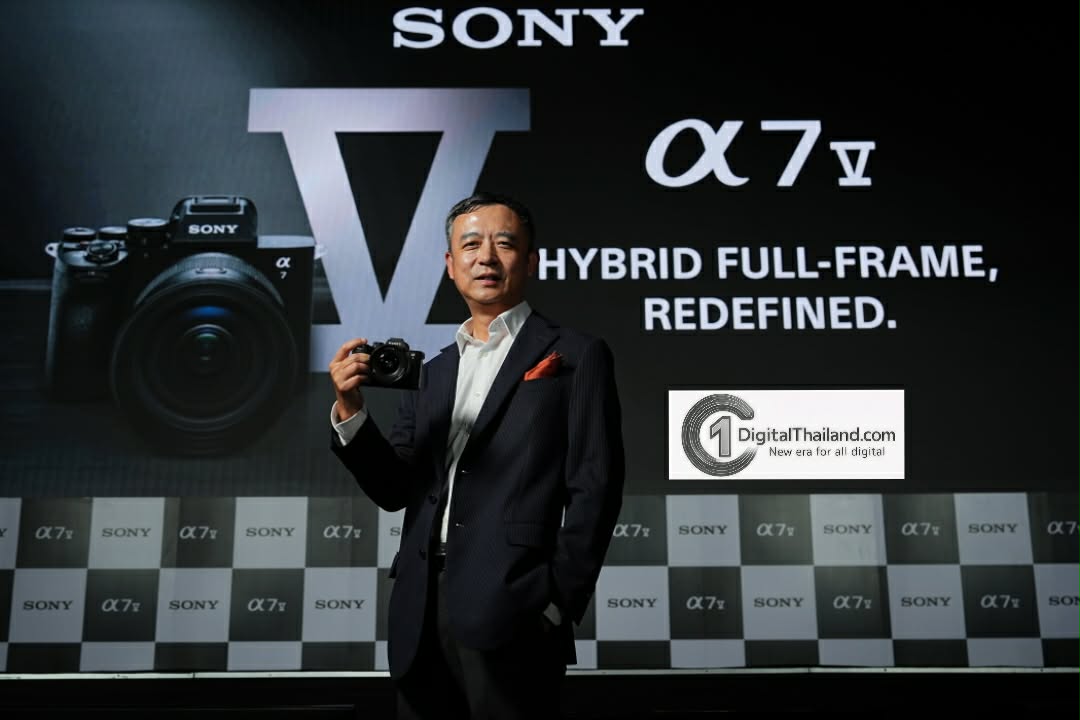 โซนี่ไทย เปิดตัว Alpha 7 V กล้องฟูลเฟรมรุ่นใหม่ เทคโนโลยี AI โฟกัสแม่นยำ ประมวลผลเร็ว รองรับทั้งภาพนิ่งและวิดีโอระดับมืออาชีพ