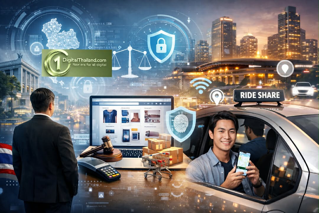 ส่องโรดแมป ETDA ยกระดับ 'กฎหมาย DPS' ปี 68 คุมเข้ม Marketplace - Ride Sharing สร้างอีโคซิสเต็มดิจิทัลไทยให้โปร่งใสและปลอดภัย